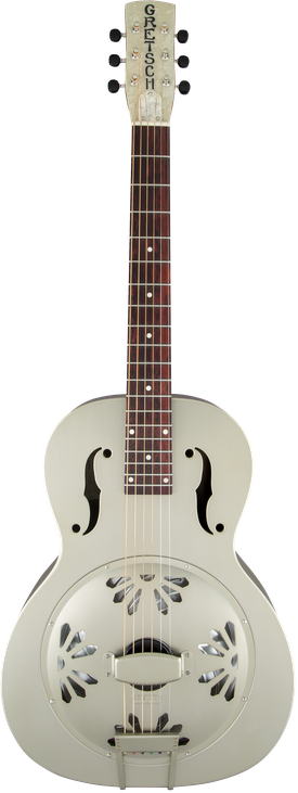 G9201 Honey Dipper™ Round-Neck Brass Body Resonator Guitar