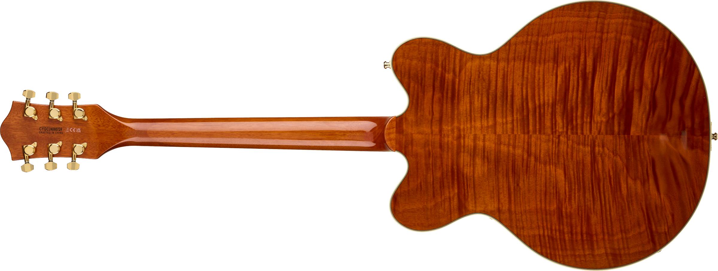 Electromatic™ LTD Flame Okoume Broadkaster® Double-Cut with Bigsby®