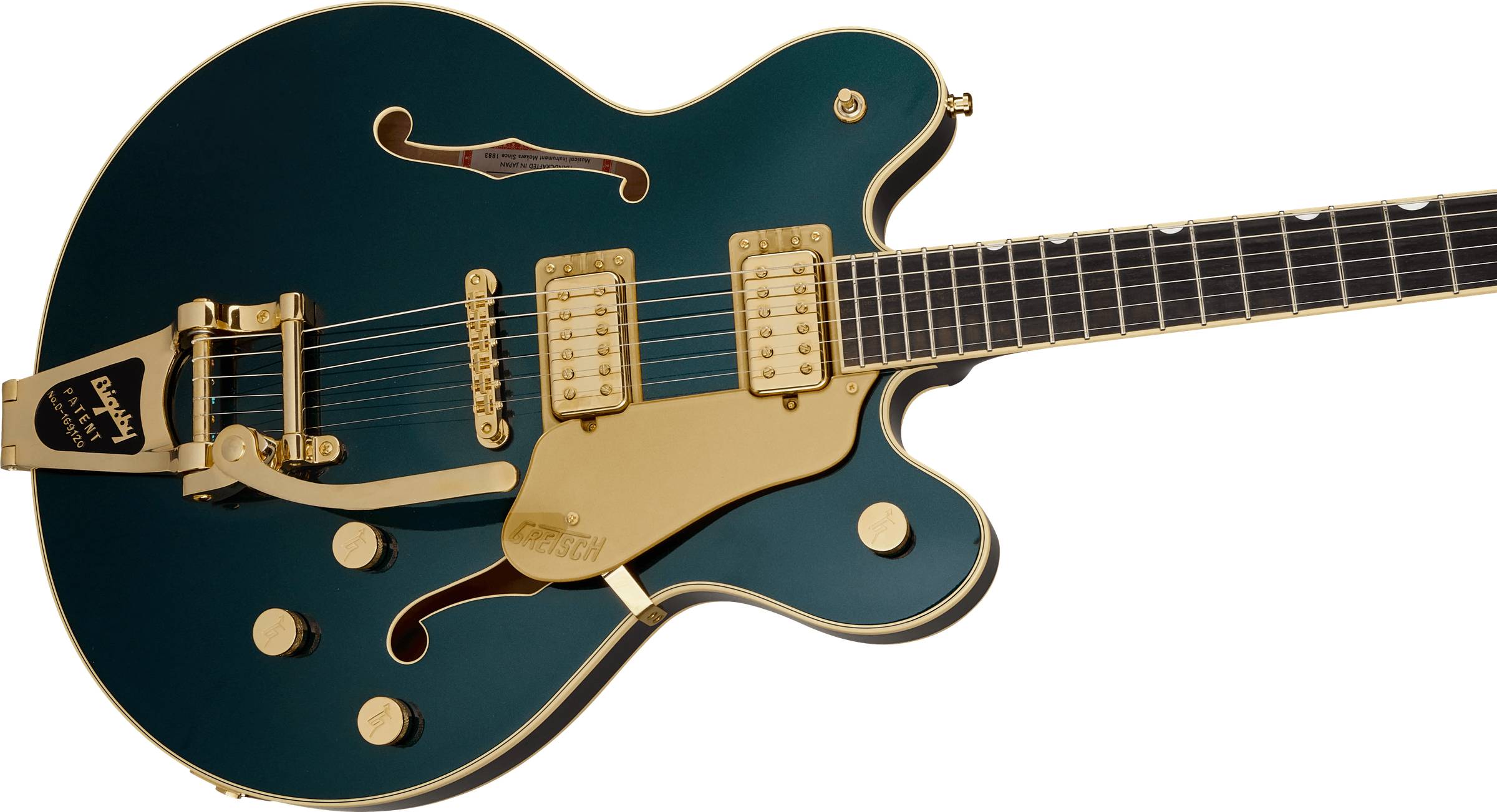 bigbobbyページ Broadkaster® LX Center Block with String-Thru Bigsby® and