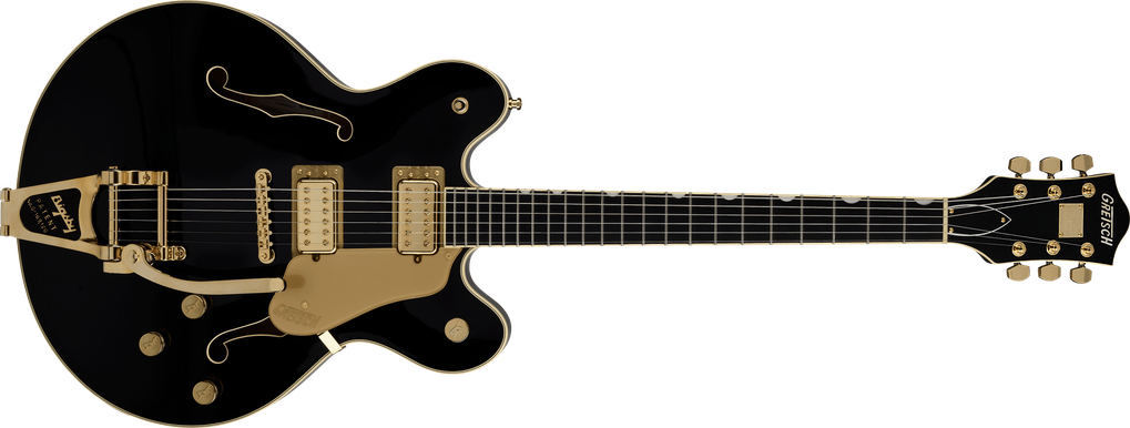 Broadkaster® LX Center Block with String-Thru Bigsby® and Gold Hardware