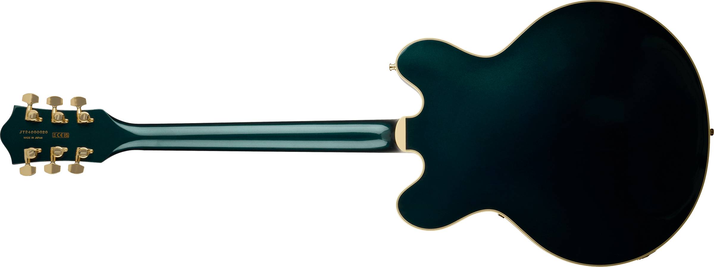 Broadkaster® LX Center Block with String-Thru Bigsby® and Gold