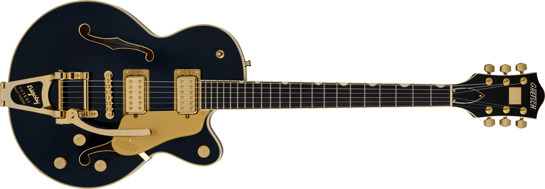 Broadkaster® Jr. LX Center Block with String-Thru Bigsby® and Gold Hardware