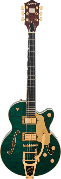 Broadkaster® Jr. LX Figured Center Block with String-Thru Bigsby® and Gold Hardware