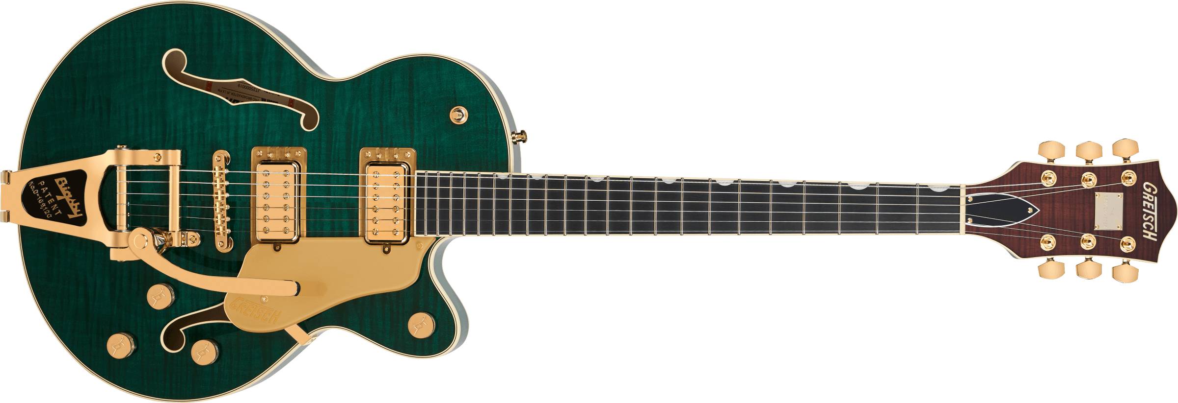ギター Gretsch Broadkaster LX Center Block Broadkaster® Jr. LX Figured Center Block with String-Thru Bigsby