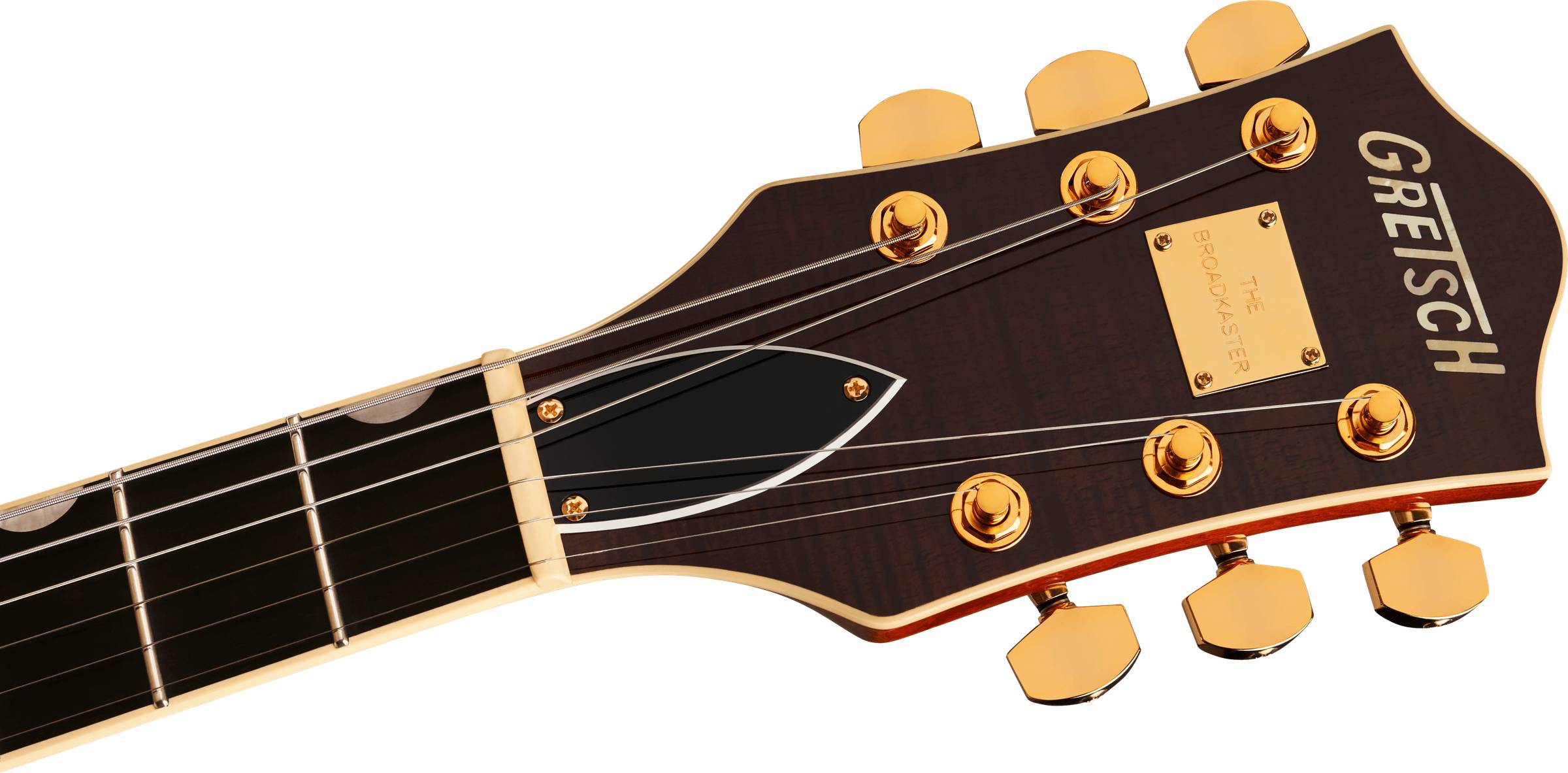 Broadkaster® LX Figured Center Block with String-Thru Bigsby® and
