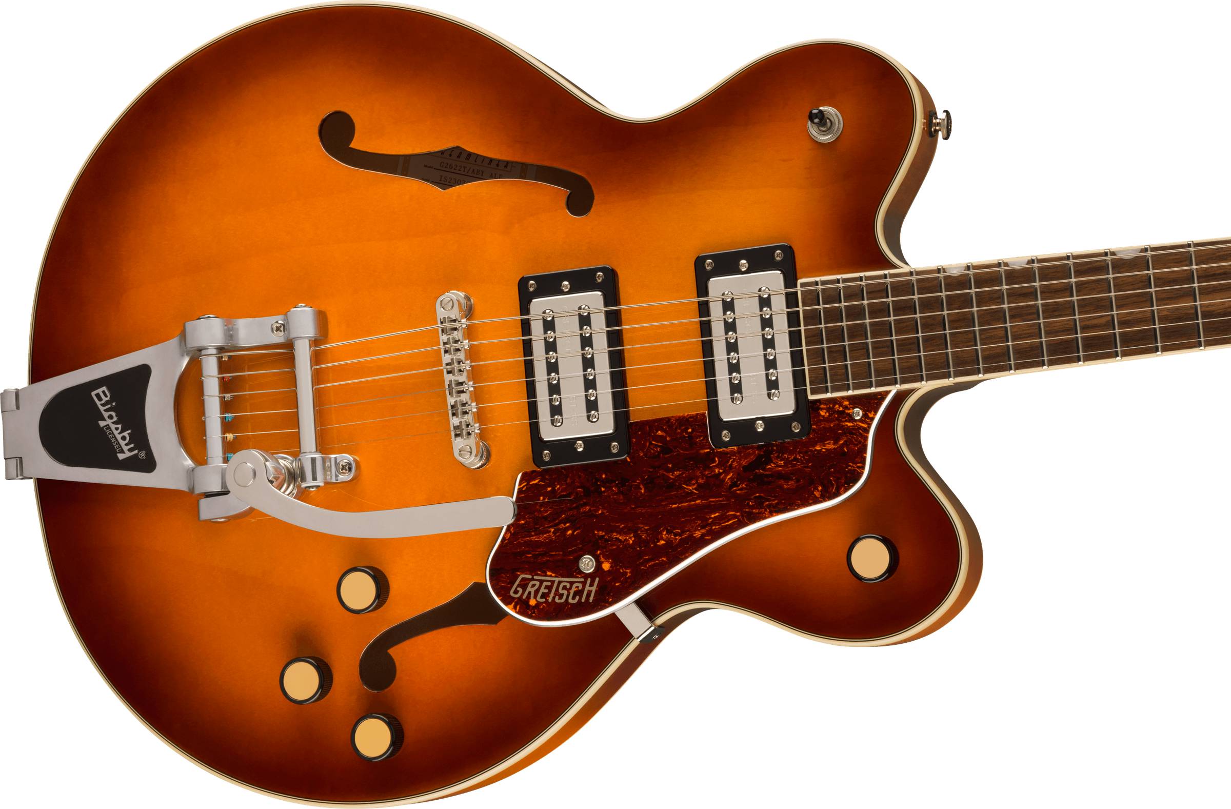 G2622T Streamliner™ Center Block Double-Cut with Bigsby®