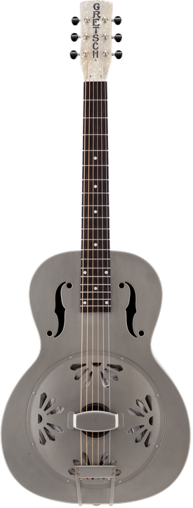 G9201 Honey Dipper™ Round-Neck Brass Body Resonator Guitar